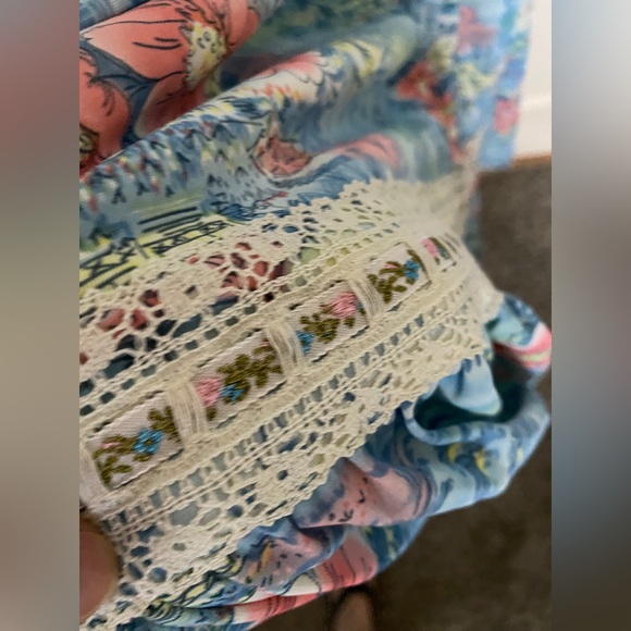 Vintage Union Made Maxi Dress size 13, Beuatiful trimmings and lace - Picture 8 of 8